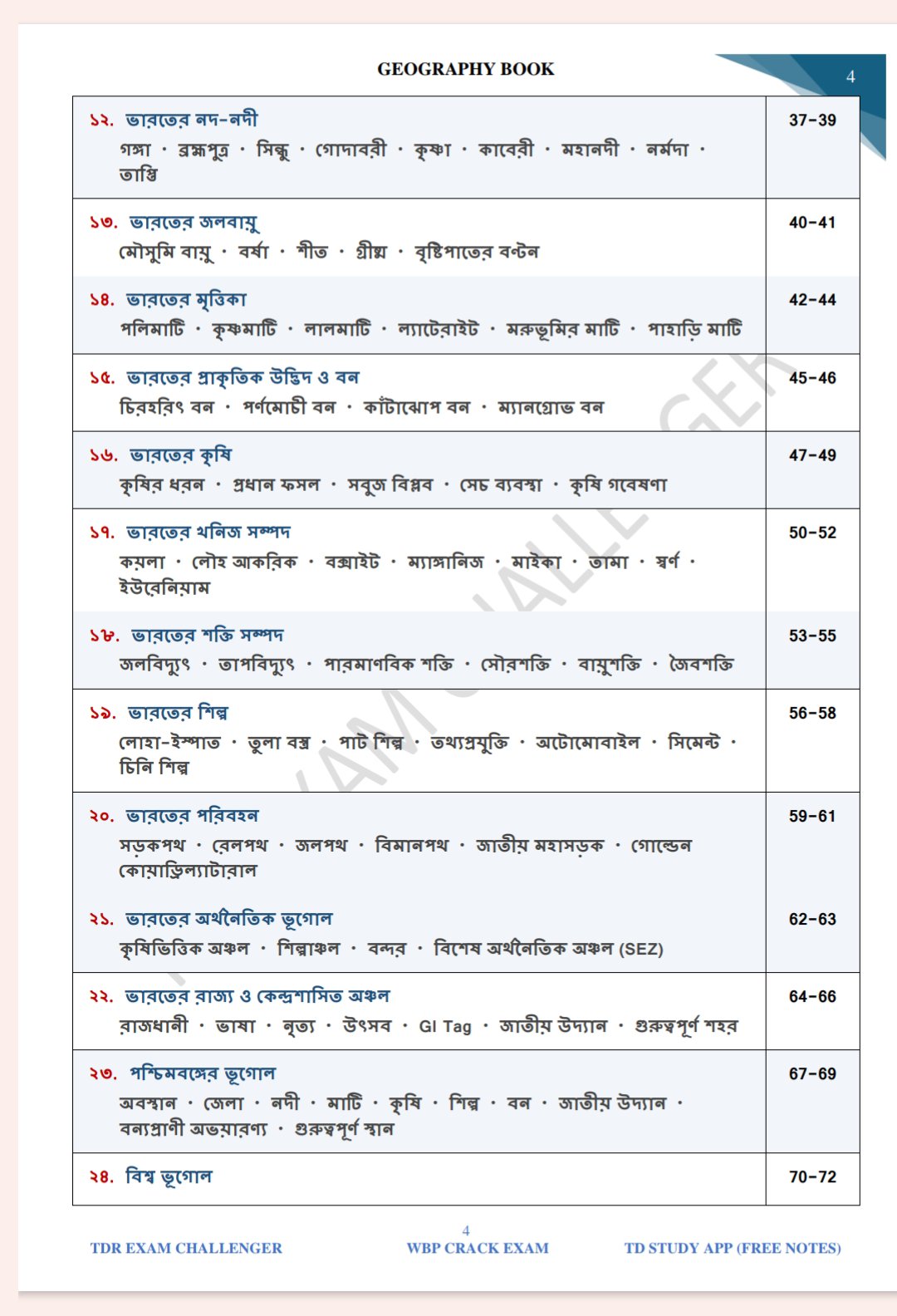 2✴️অধ্যায়ভিত্তিক ভূগোল (Descriptive & oneliner) Print Book For Upper Primary Tet, WBP SI, WBPS, WBP KP SSC GD RAIL SSC PSC OTHER EXAM - Image 4